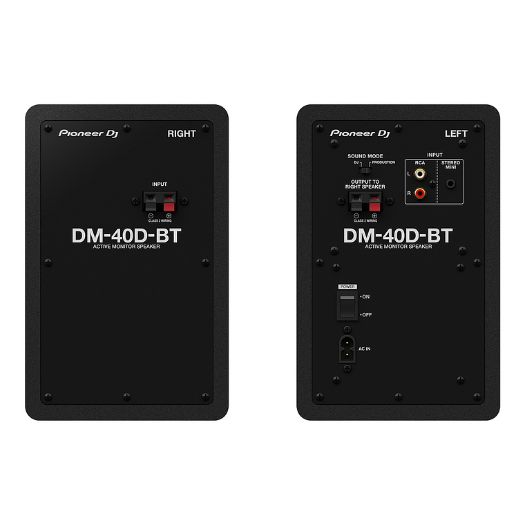 Pioneer DJ DM 40DBT Black Monitores de Estudio (2 Piezas) 4