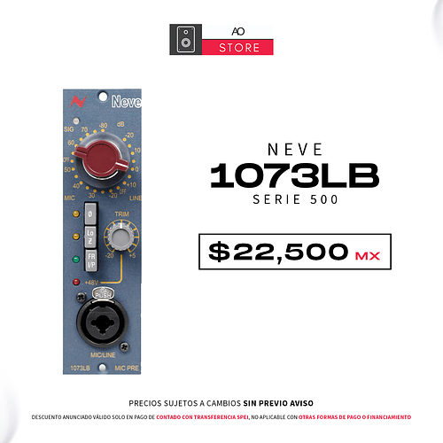 Neve 1073LB Serie 500 Preamplificador