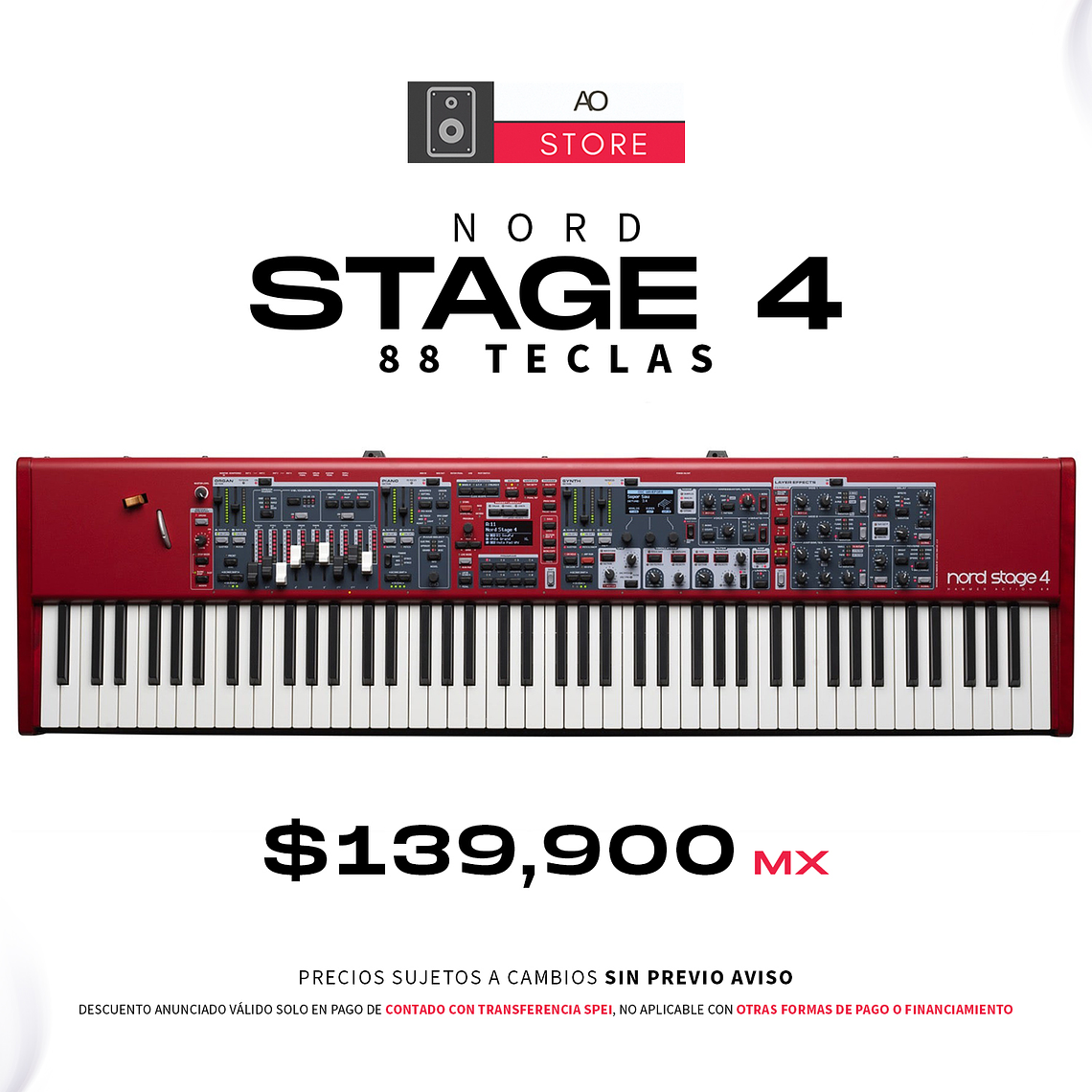 Nord Stage 4 Sintetizador Analógico 88 Teclas 1