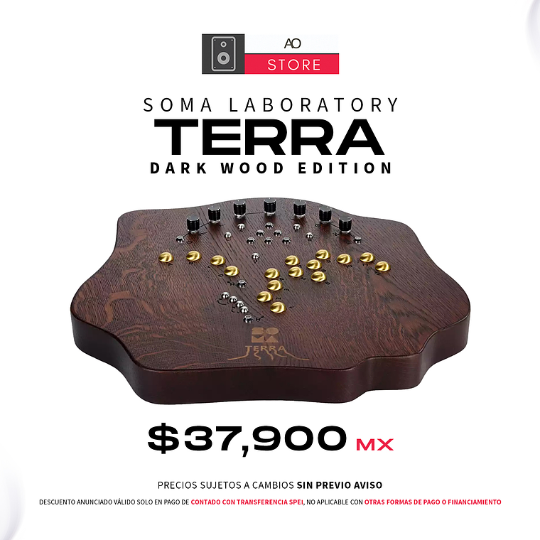 SOMA Laboratory Terra Desktop Dark Wood Edition Sintetizador 1