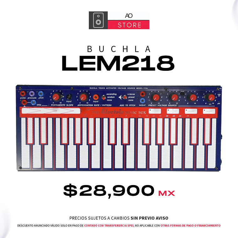 Buchla LEM218 v3 Teclado Midi y Control CV 1