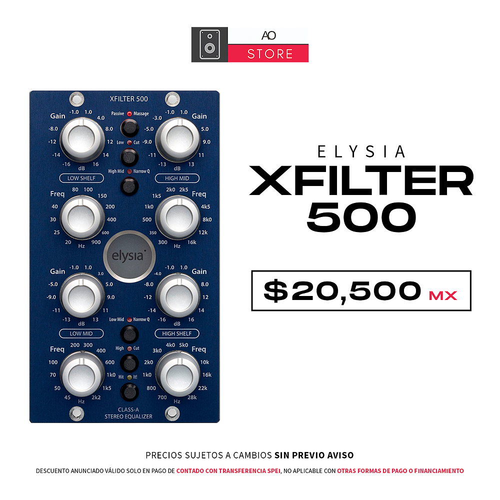 Elysia Xfilter 500 Ecualizador Estéreo 1