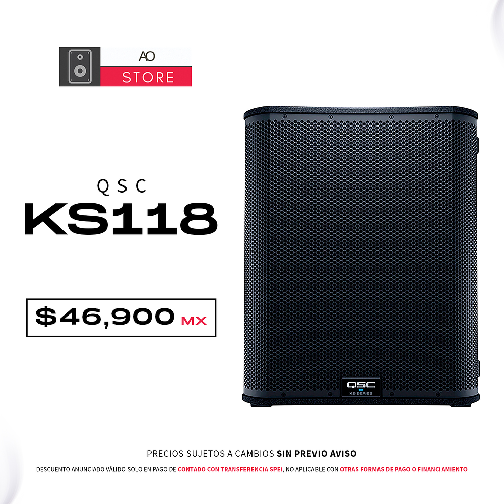 QSC KS118 Subwoofer Activo 1