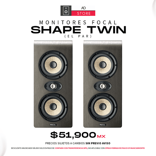 FOCAL SHAPE TWIN Monitores El Par