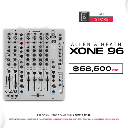 Allen & Heath Xone 96 Mezcladora Para Dj