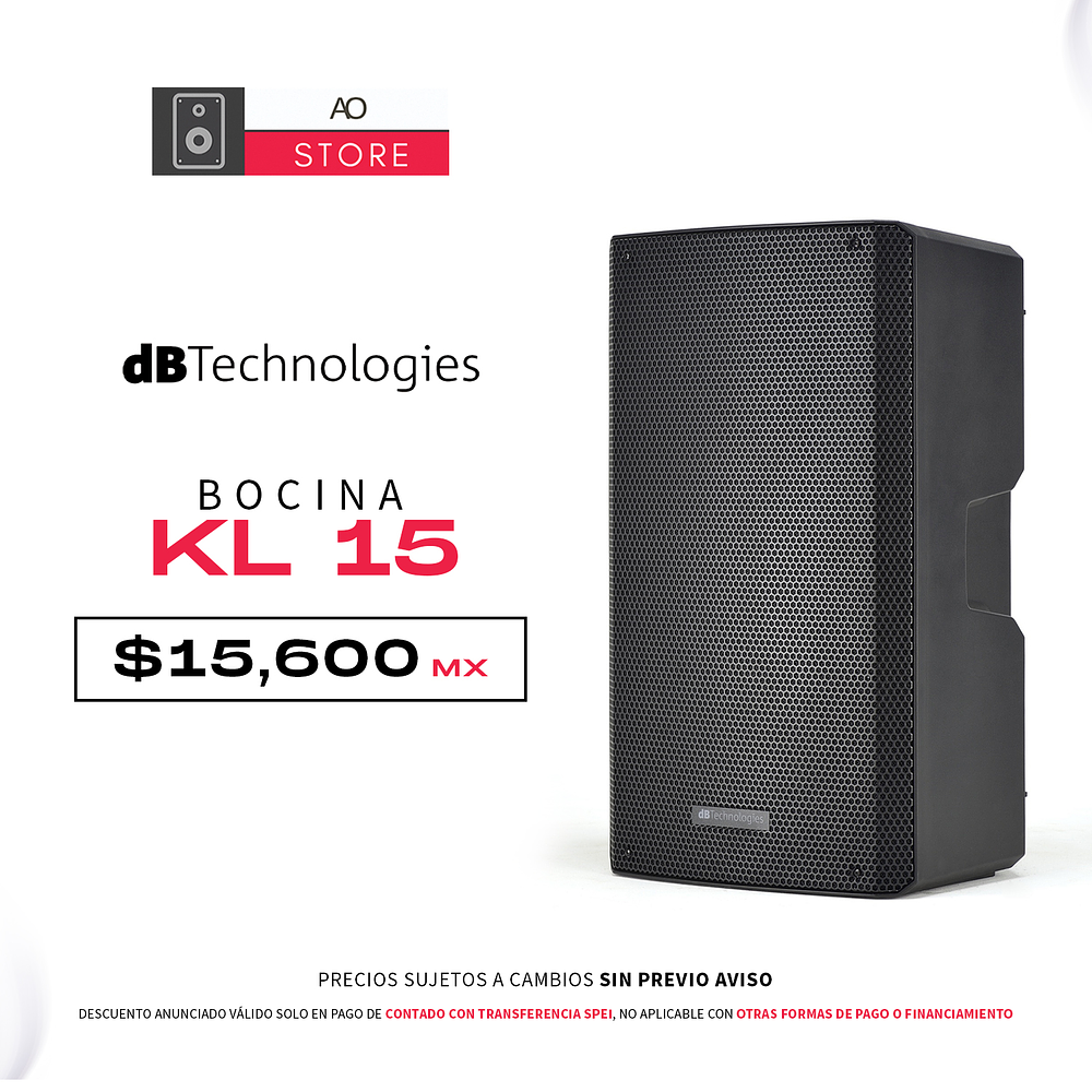 dB Technologies KL 15 Bocina Activa  1