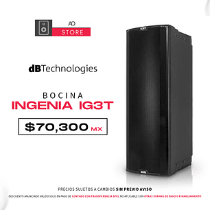 dB Technologies Ingenia IG3T Bocina Activa 
