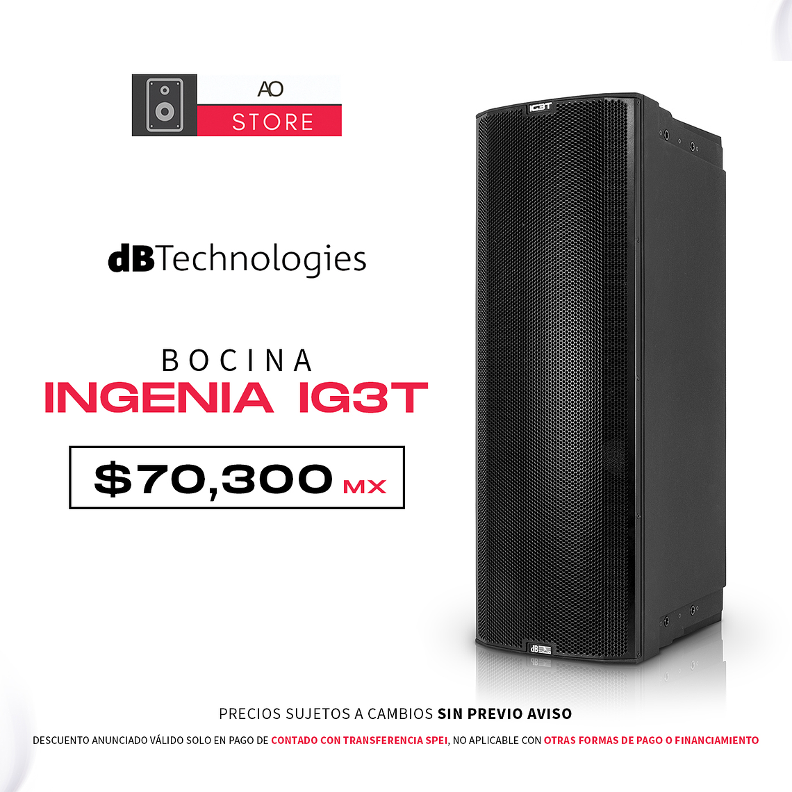 dB Technologies Ingenia IG3T Bocina Activa  1