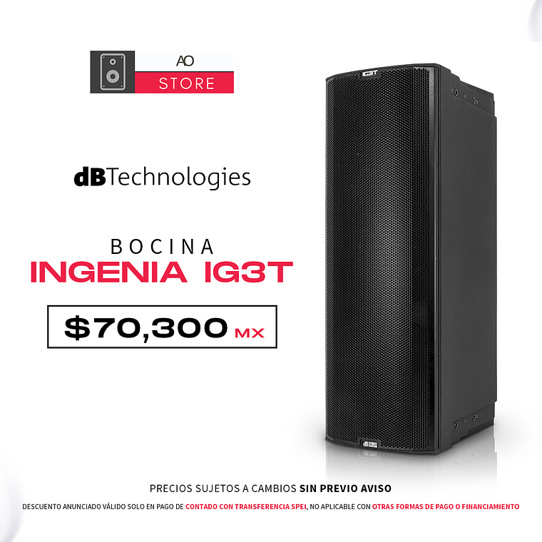dB Technologies Ingenia IG3T Bocina Activa  1
