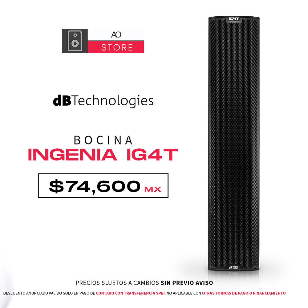 dB Technologies Ingenia IG4T Bocina Activa 1