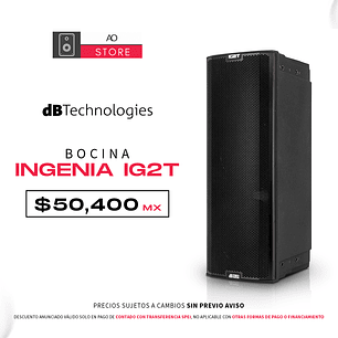 dB Technologies Ingenia IG2T Bocina Activa 