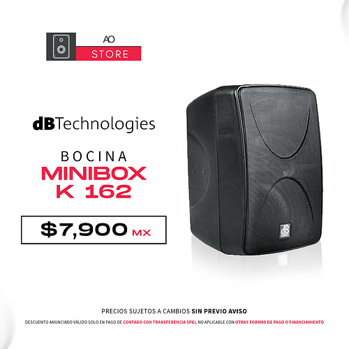 dB Technologies Minibox K 162 Bocina Activa