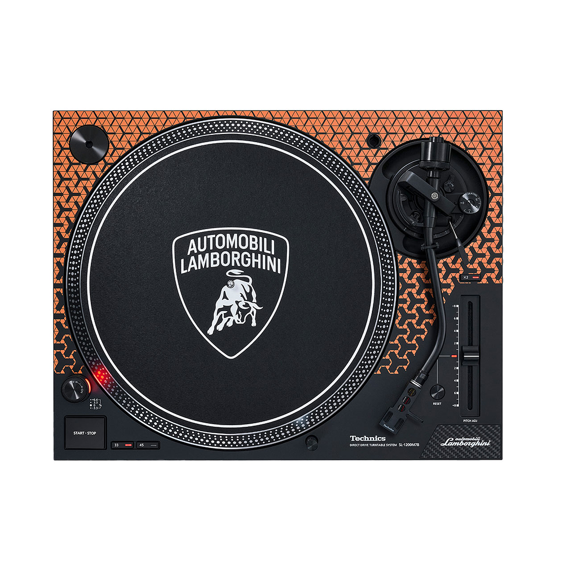 Technics SL 1200 M7B Lamborghini Naranja Edición Limitada Tornamesa para DJ 2