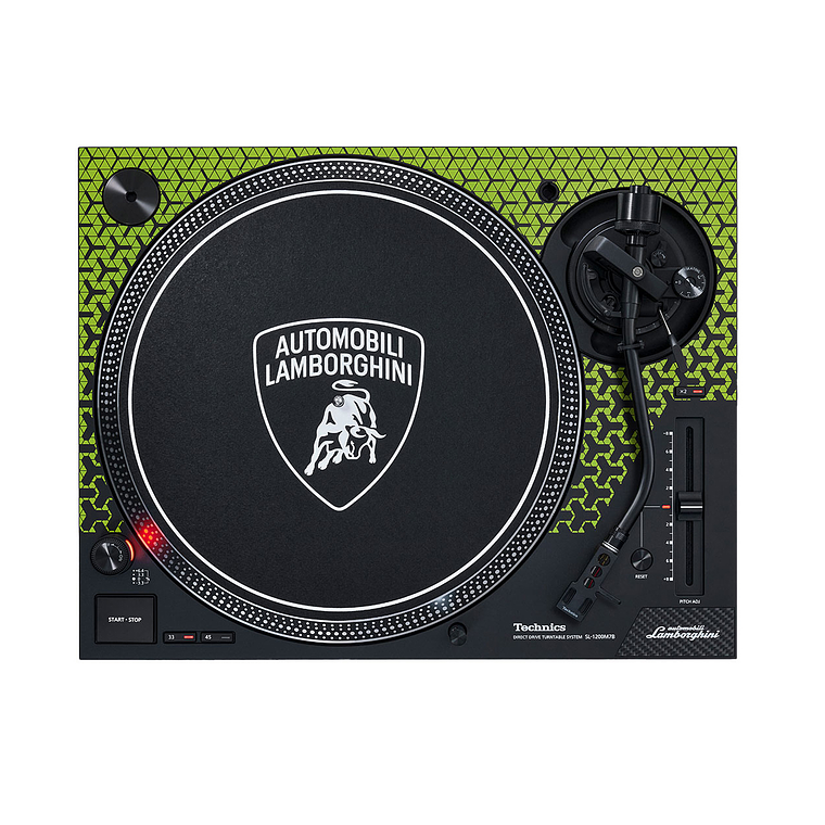 Technics SL 1200 M7B Lamborghini Verde Edición Limitada Tornamesa para DJ 2