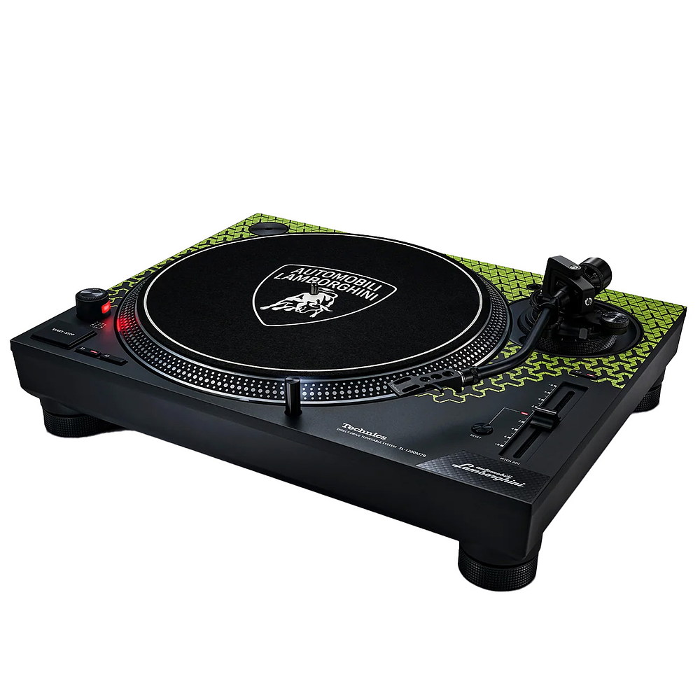 Technics SL 1200 M7B Lamborghini Verde Edición Limitada Tornamesa Para Dj 4