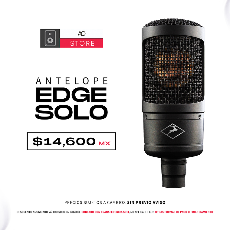 Antelope Audio Edge Solo Micrófono De Modelado 1