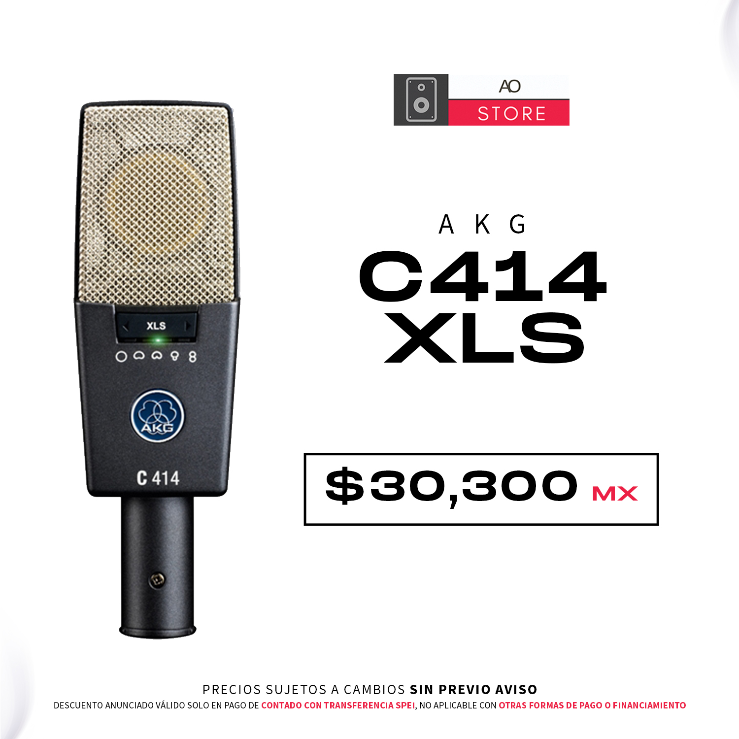 AKG C414 XLS (まりな) C414 XLS | Reference multipattern condenser microphone