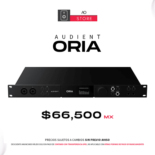 Audient ORIA Interfaz de Audio inmersiva