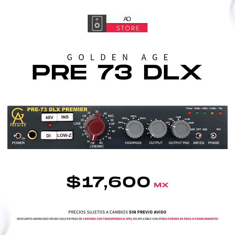 Golden Age PRE 73 DLX Premier Preamplificador 1