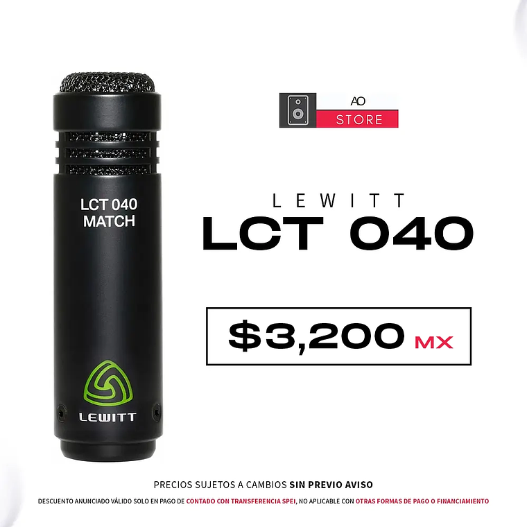 Lewitt LCT 040 Micrófono de Condensador 1