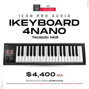 iCon Pro Audio iKeyboard 4Nano Teclado Midi