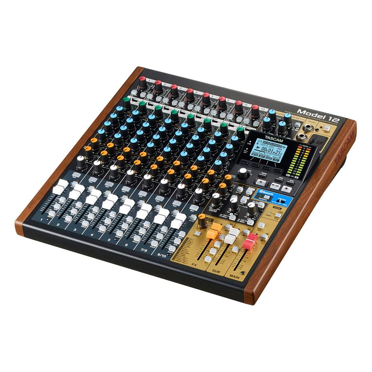 Tascam Model 12 Consola Mezcladora Multicanal para Grabación 3