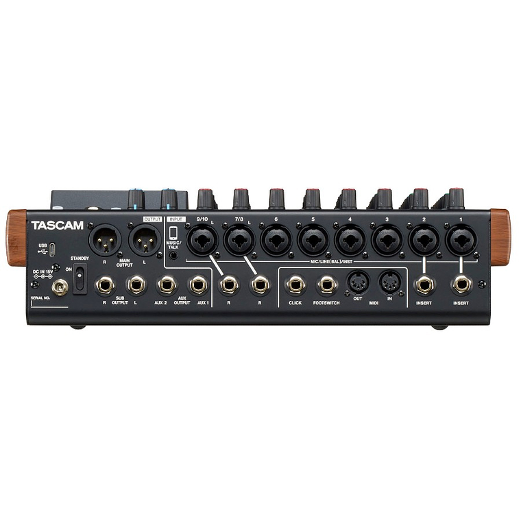 Tascam Model 12 Consola Mezcladora Multicanal para Grabación 6