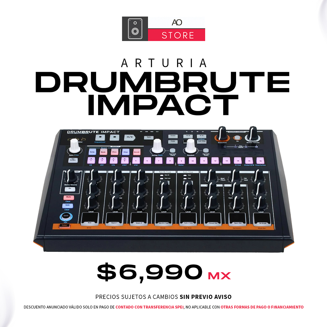 Arturia Drumbrute Impact Sequenciador 1