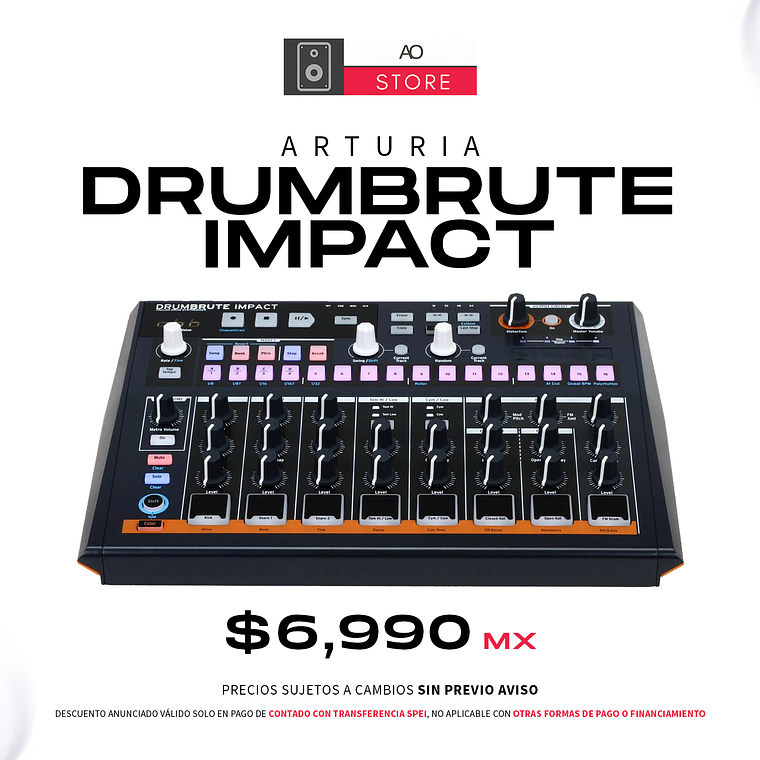 Arturia Drumbrute Impact Sequenciador 1