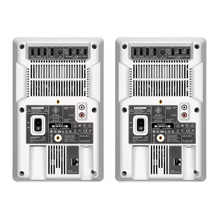 Neumann KH 120 II White Monitores de Estudio (2 Piezas) 4