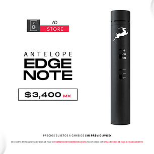 Antelope Audio Edge Note Micrófono De Modelado