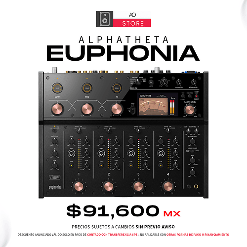 Alphatheta Euphonia Mezcladora para Dj