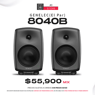 Genelec 8040B Bi-Amplificados Monitores de Estudio (2 Piezas)