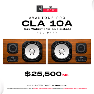 Avantone Pro CLA 10A Dark Walnut Edición Limitada Monitores De Estudio Activos (2 Piezas)