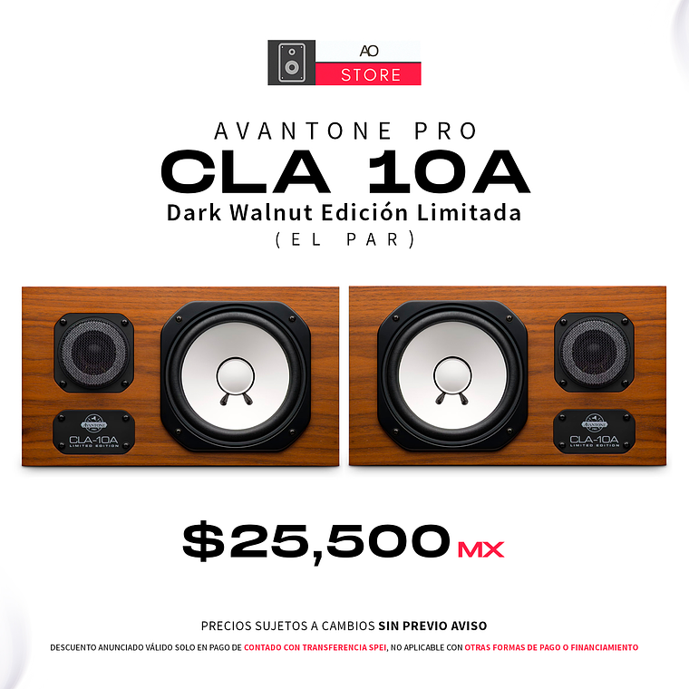 Avantone Pro CLA 10A Dark Walnut Edición Limitada Monitores De Estudio Activos (2 Piezas) 1