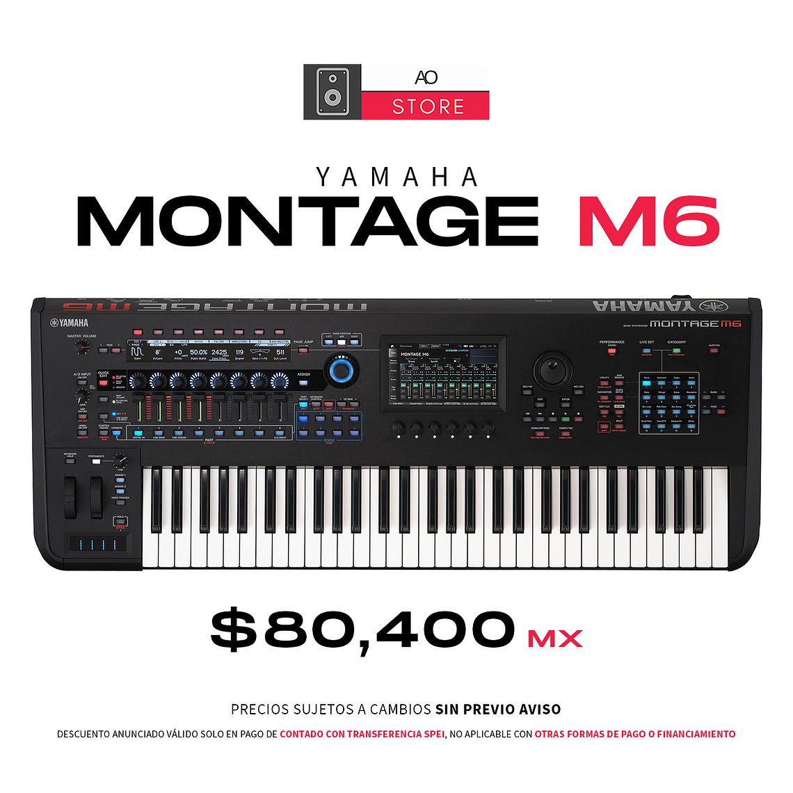 Yamaha MONTAGE M6 Sintetizador 1