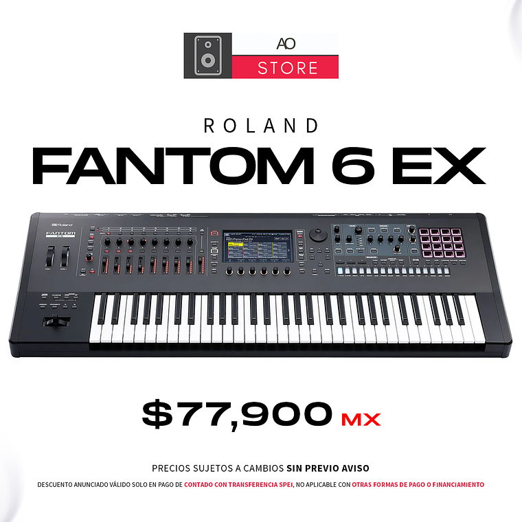 Roland FANTOM 6 EX Estación de Producción Workstation 1