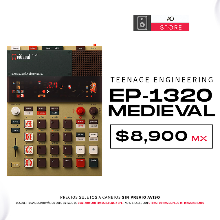Teenage Engineering EP 1320 Medieval Sampler 1