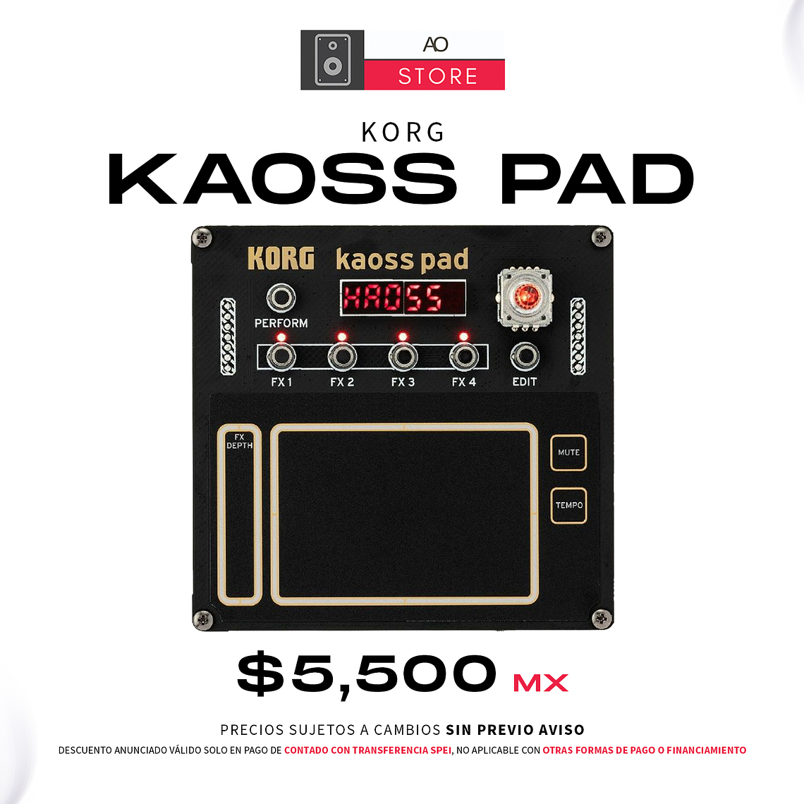Korg NTS-3 KAOSS Pad Nu:Tekt Unidad de Efectos 1