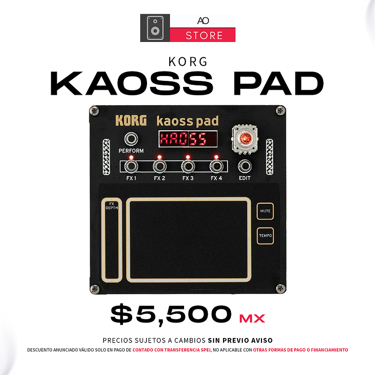 Korg NTS-3 KAOSS Pad Nu:Tekt Unidad de Efectos 1