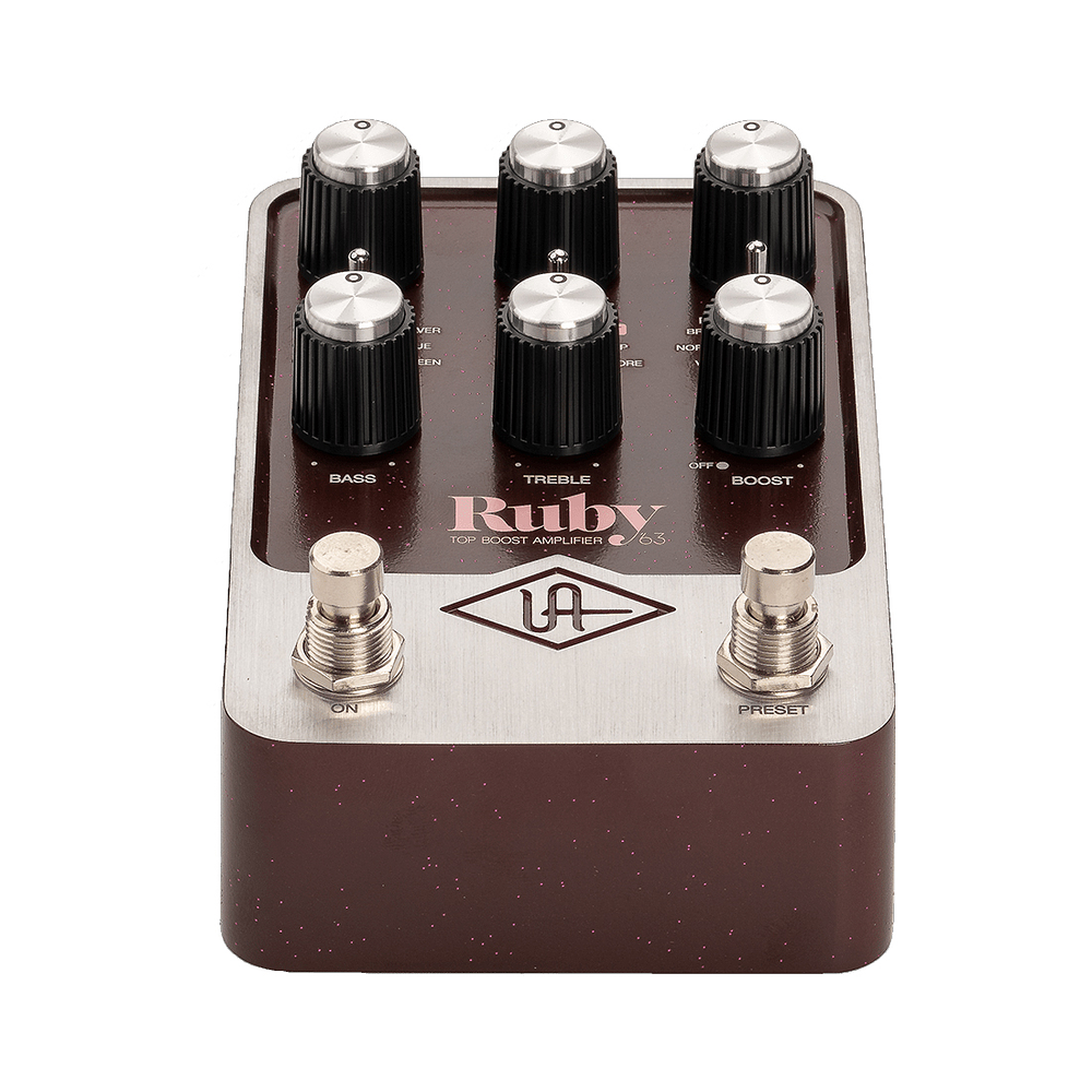 Universal Audio UAFX Ruby '63 Top Boost Amplifier Pedal de Efectos 3