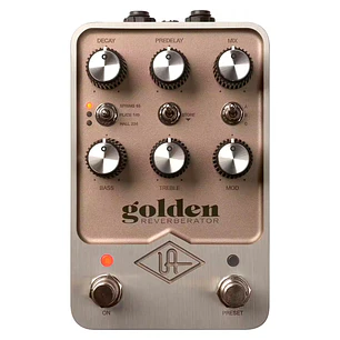 Universal Audio Uafx Golden Reverberator Pedal de Reverb