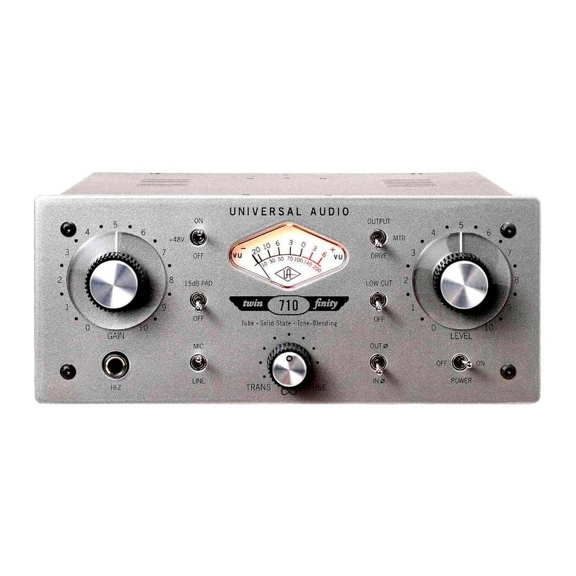 Universal Audio 710 Twin Finity Tone Blending Preamplificador de Tubo y DI Box 2