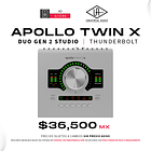 Universal Audio Apollo Twin X Duo Gen 2 Studio+ Edition Thunderbolt Interfaz De Audio 1