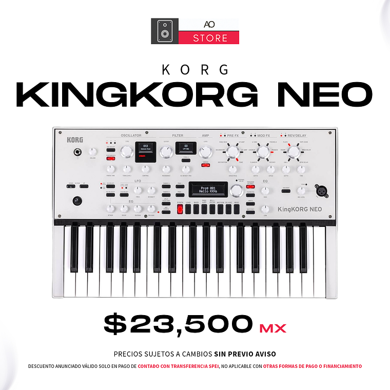 Korg KingKORG NEO Sintetizador Analogo 1