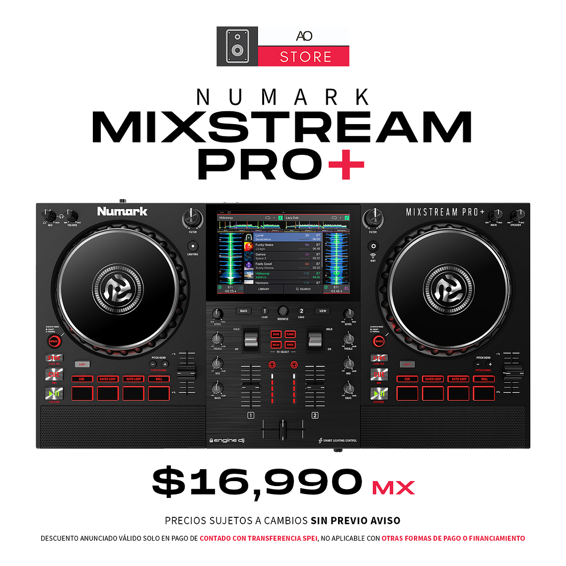 Numark Mixstream Pro+ Reproductor Multimedia Controlador Para Dj 1