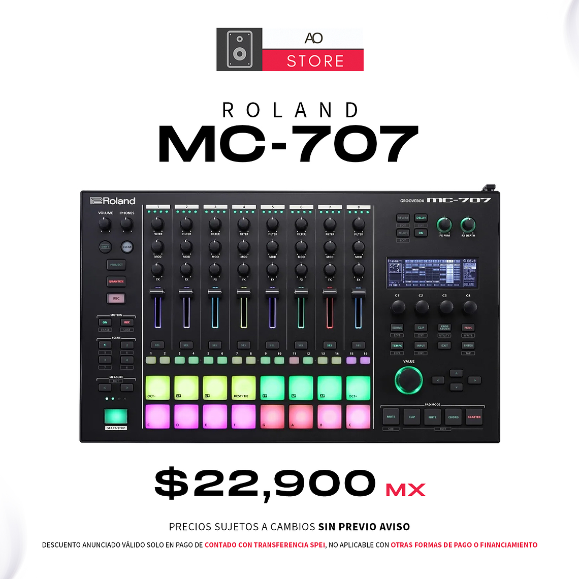 Roland MC 707 Caja De Ritmos 1