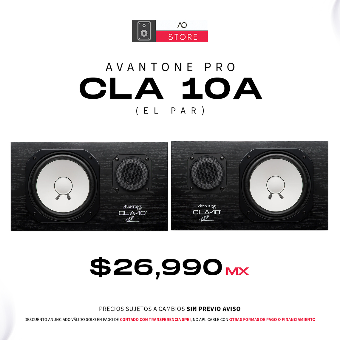 Avantone Pro CLA-10A Monitores De Estudio Activos (2 Piezas) 1