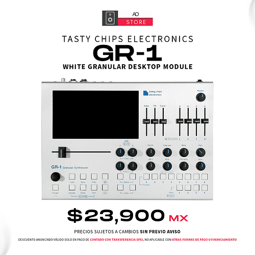 Tasty Chips GR-1 White Granular Desktop Module Sintetizador