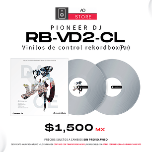 Pioneer Dj RB VD2 Vinilos de Control Rekordbox (Par)